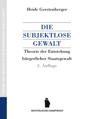 cover image of Die subjektlose Gewalt